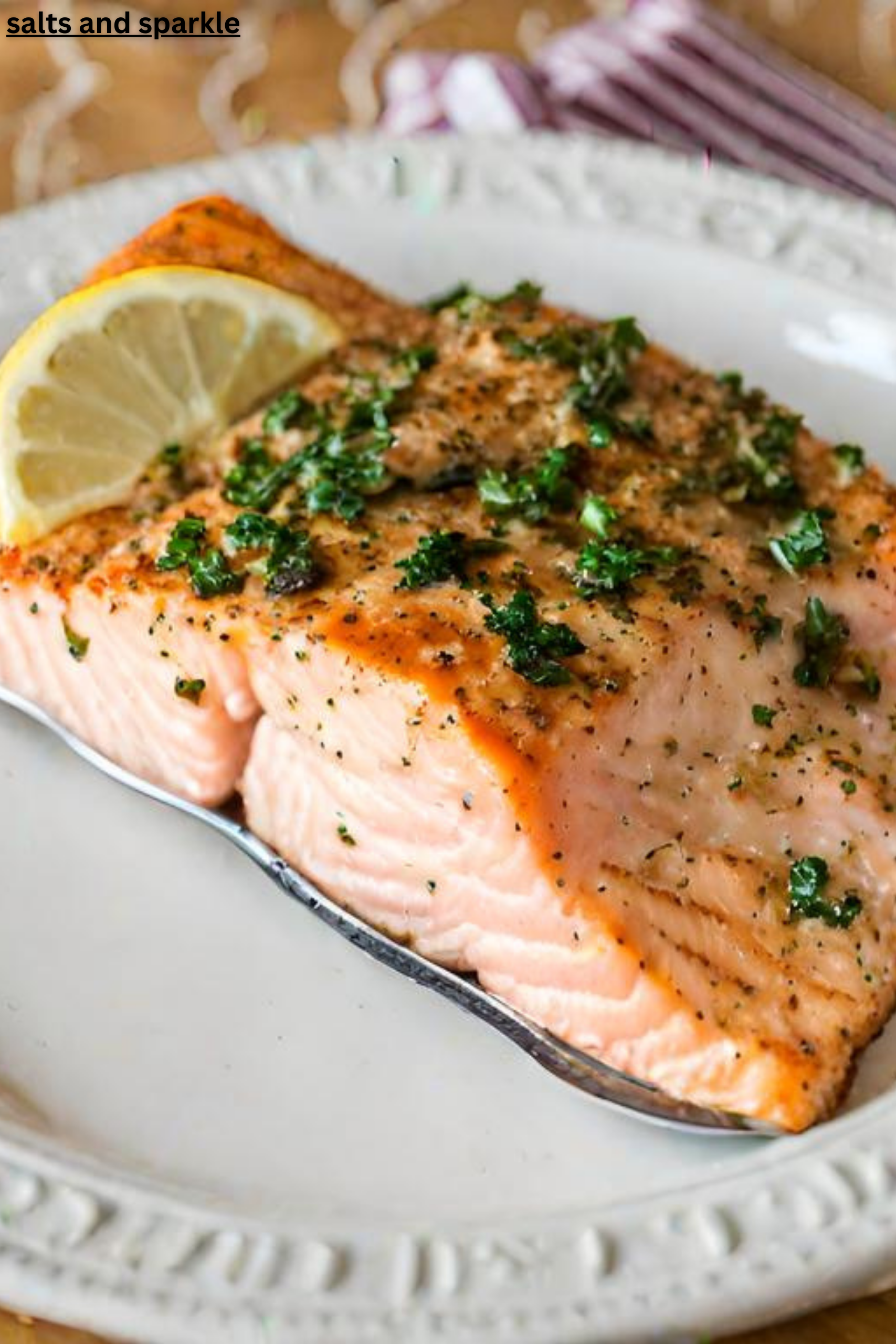 Garlic Butter Baked Salmon