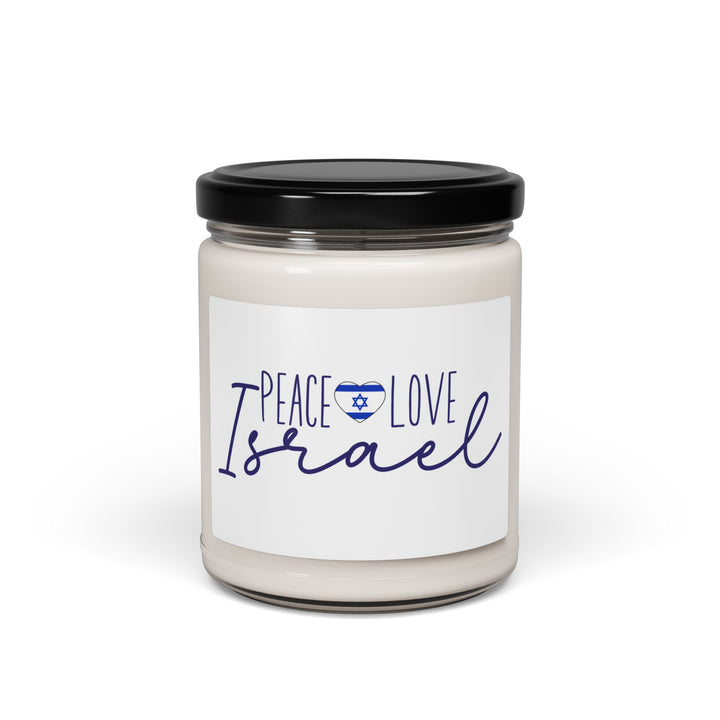 Peace, Love, Israel 9oz Scented Soy Jar Candle-Rockaway Gypsea