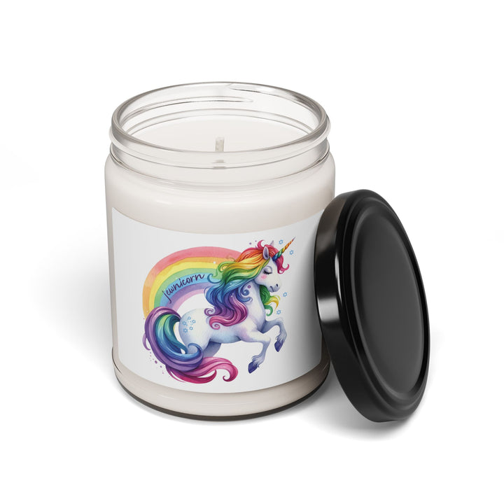 Jewnicorn Rainbow Unicorn 9 oz Scented Soy Candle-Rockaway Gypsea