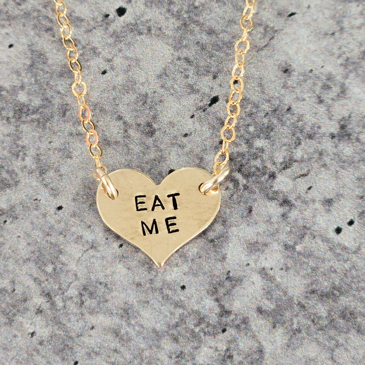 Conversation Heart Necklace-Rockaway Gypsea