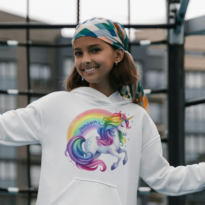 Jewnicorn Kids Hoodie Salt and Sparkle