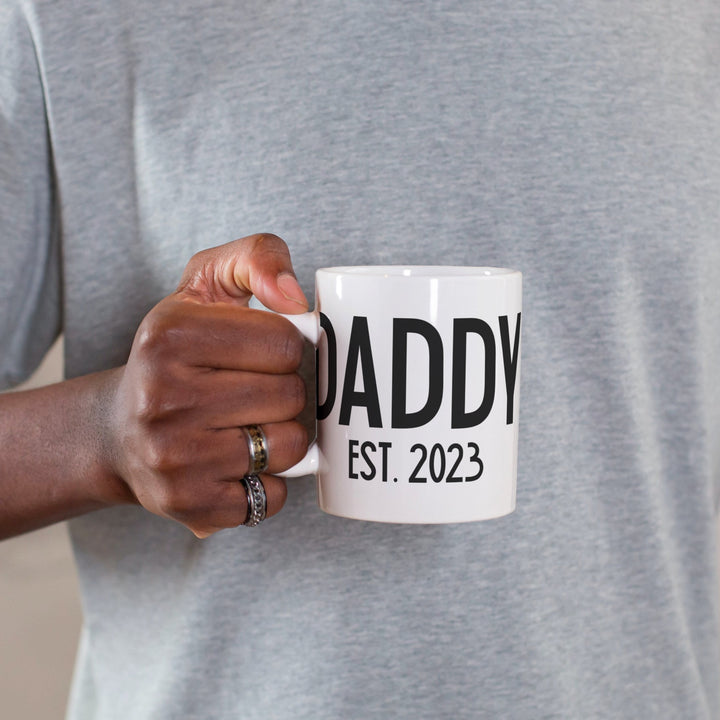 Daddy Est 2023 Mug - Father's Day Gift for New Dad - Custom Mug for Grandparent - New Father Gift - First Fathers Day Coffee Mug - Daddy Mug