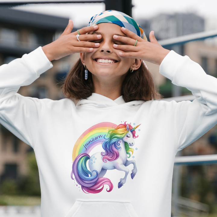 Jewnicorn Kids Hoodie Salt and Sparkle