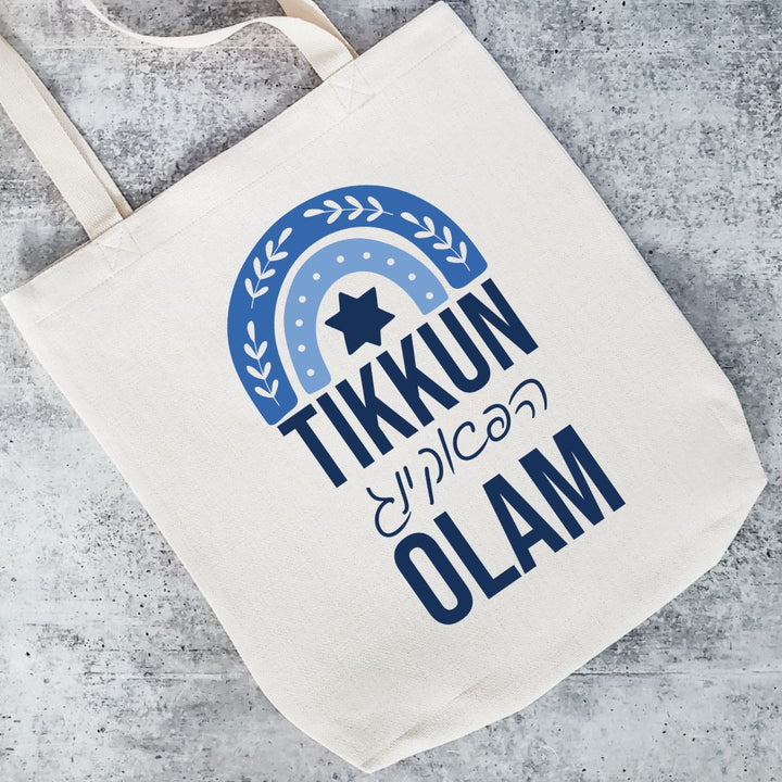 Copy of Tikkun the Fucking Olam Jewish Tote Bag Salt and Sparkle