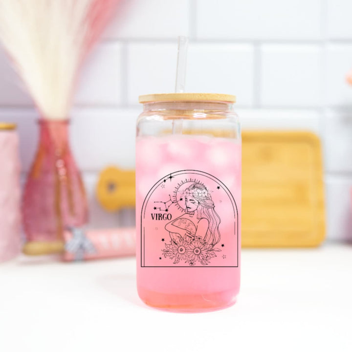 Zodiac Constellation Glass Cup Salt and Sparkle