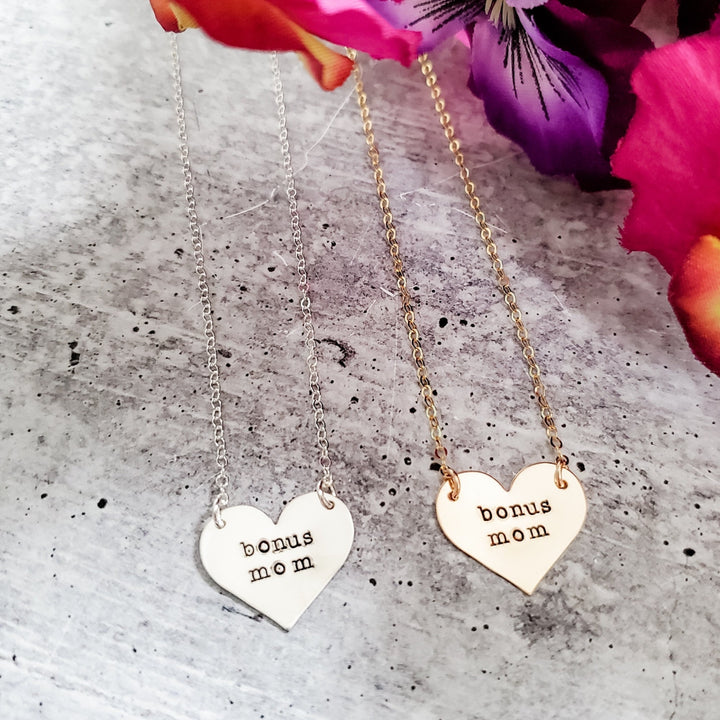 Bonus Mom Heart Necklace