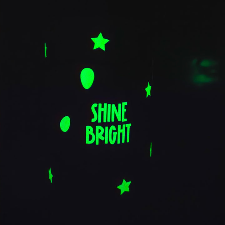 Kids Shine Bright Christmas Lights Glow-in-the-Dark Sippy Cup, Preschooler Tumbler for Christmas Season - Holiday Gift Sippy Cup for Child Salt and Sparkle