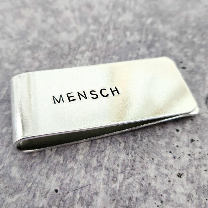 Mensch Money Clip | Funny Jewish Pride Gift for Him Salt and Sparkle