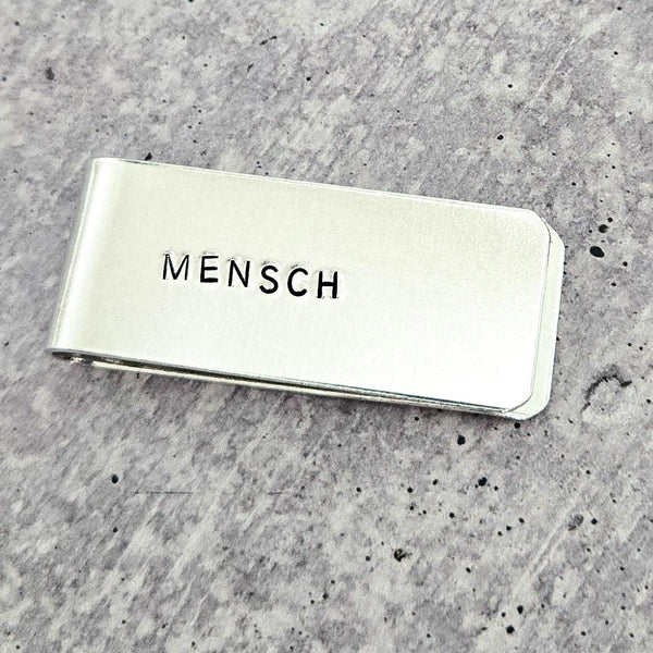 Mensch Money Clip | Funny Jewish Pride Gift for Him Salt and Sparkle