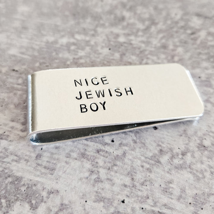 Nice Jewish Boy Money Clip Salt and Sparkle