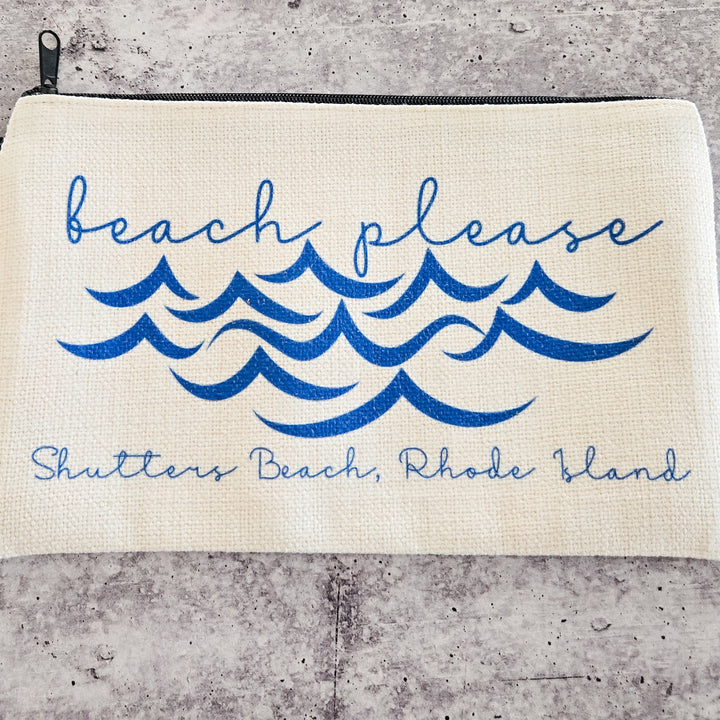 Beach Please Make-up Bag Salt and Sparkle