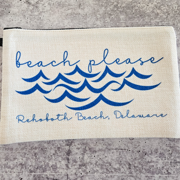 Beach Please Make-up Bag Salt and Sparkle