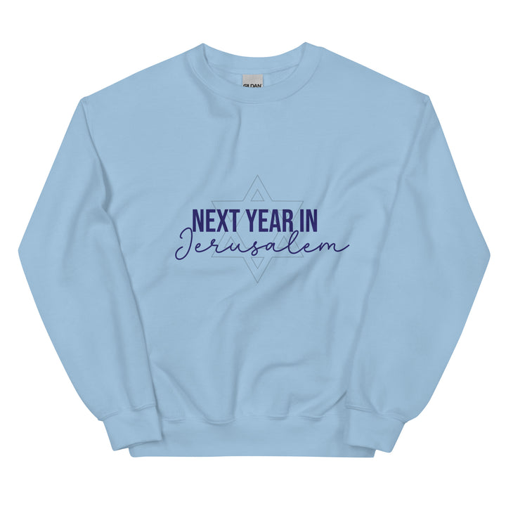 Next Year in Jerusalem Roundneck Sweatshirt Salt and Sparkle