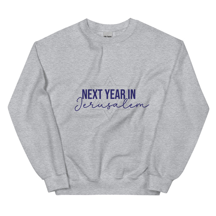 Next Year in Jerusalem Roundneck Sweatshirt Salt and Sparkle