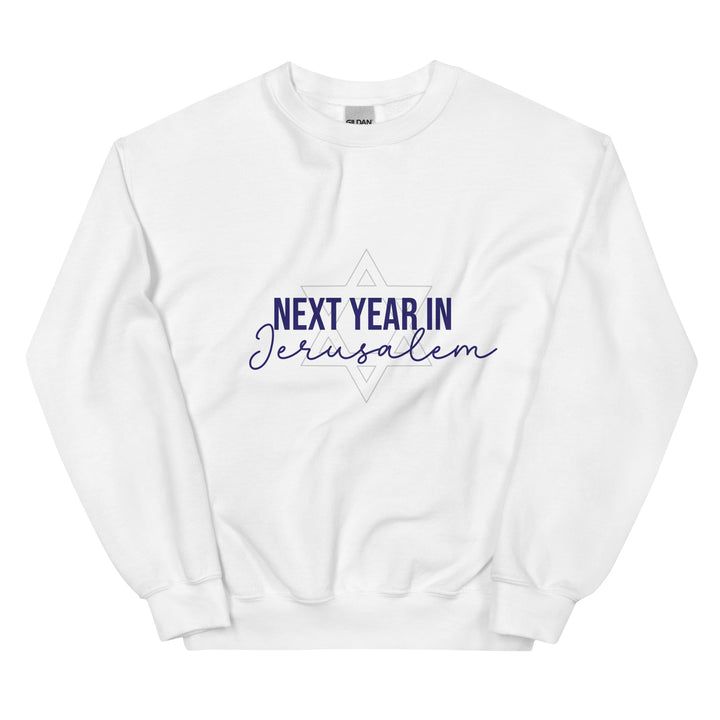 Next Year in Jerusalem Roundneck Sweatshirt Salt and Sparkle