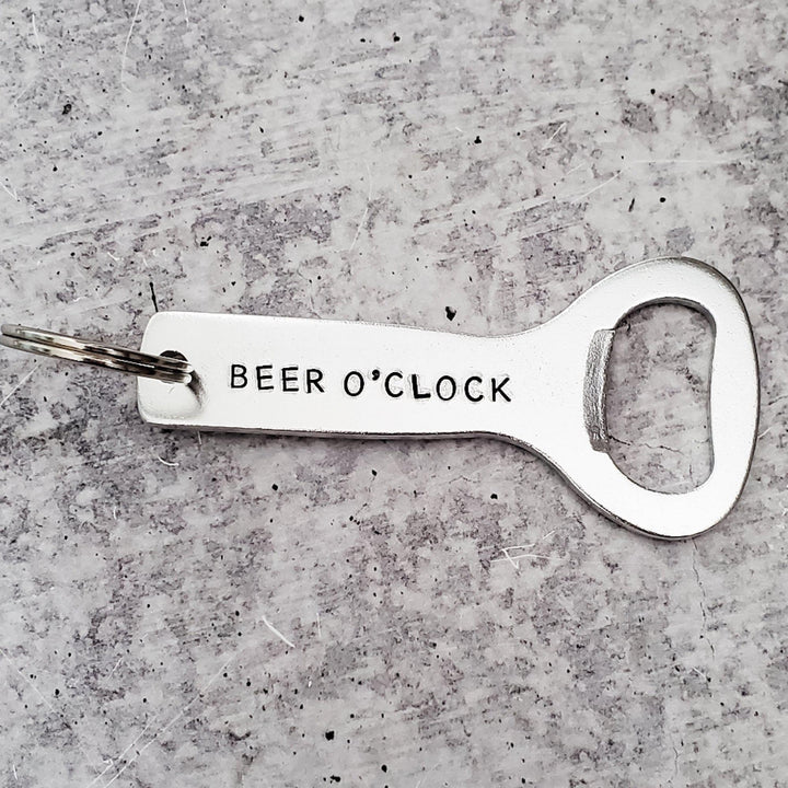 BEER O'CLOCK Beer Bottle Opener Salt and Sparkle