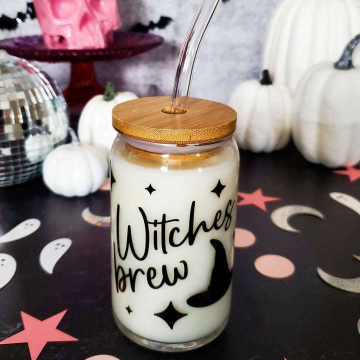 Bad Witch Iced Coffee Cup Salt and Sparkle