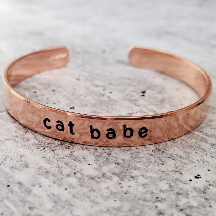 CAT BABE Stacking Cuff Bracelet Salt and Sparkle