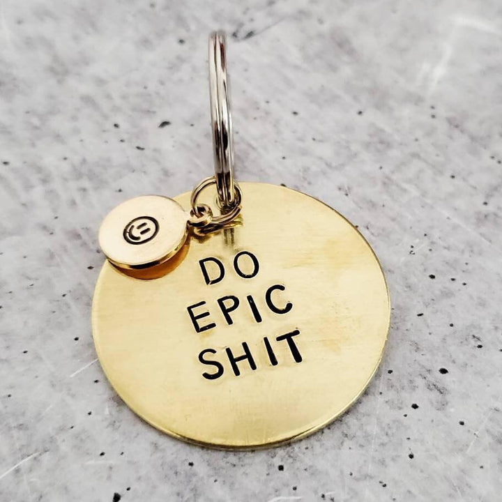 DO EPIC SHIT Keychain Salt and Sparkle