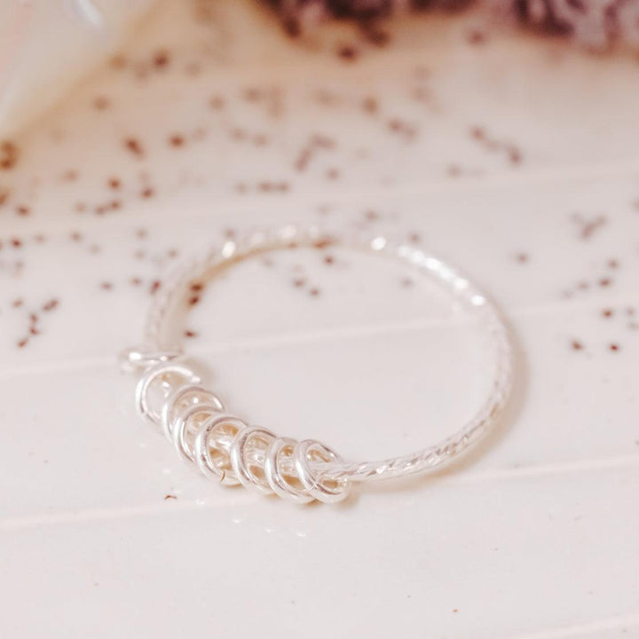 Dainty Fidget Ring Salt and Sparkle