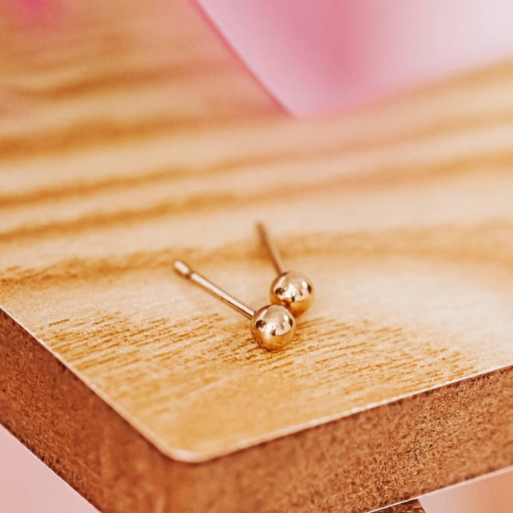 Dainty Rectangle Dangle Gold Earrings Salt and Sparkle