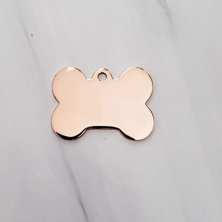 GET YOUR FREAK ON Bone-Shaped Pet Tag Salt and Sparkle