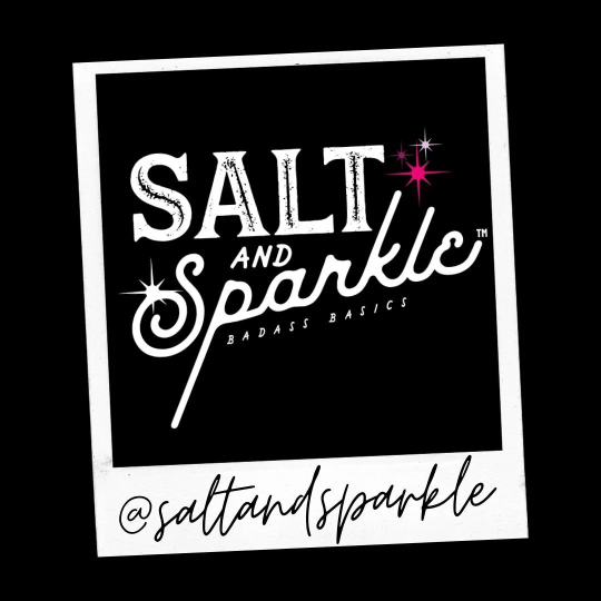 HBIC (Head Bitch in Charge) Bone-Shaped Pet Tag Salt and Sparkle