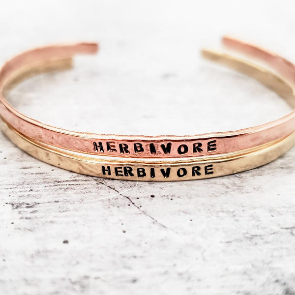 HERBIVORE Skinny Cuff Bracelet Salt and Sparkle