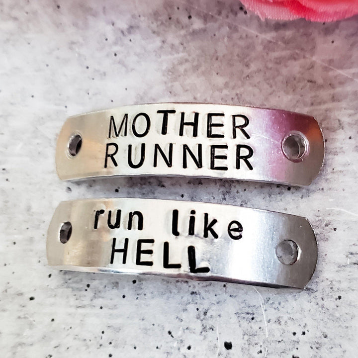 Personalized Running Shoe Tags Salt and Sparkle