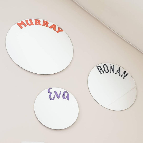 Personalized Safety Mirror for Kids Salt and Sparkle