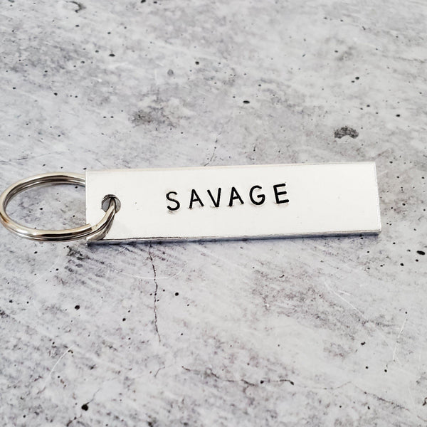 SAVAGE Bar Keychain Salt and Sparkle