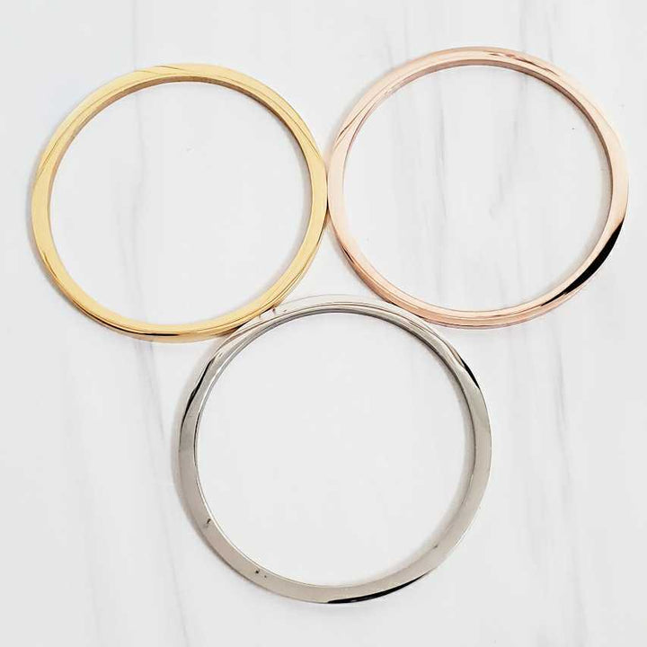 SLAY ALL DAY Stacking Bangle Bracelet Salt and Sparkle