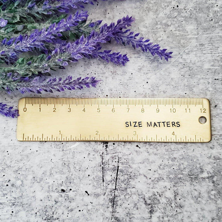 Size Matters Ruler Salt and Sparkle