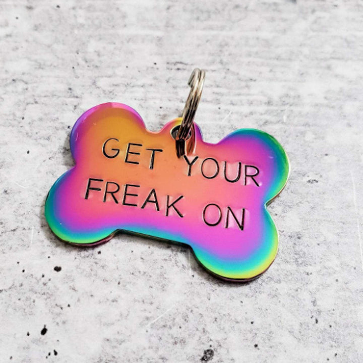 VEGAN BITCH Pet Tag Salt and Sparkle