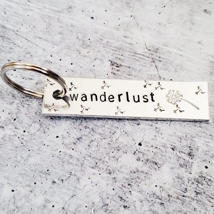 WANDERLUST Bar Keychain Salt and Sparkle