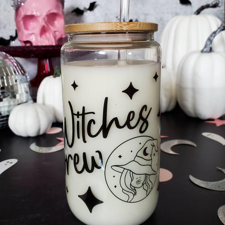 Witches Brew Iced Coffee Cup Salt and Sparkle