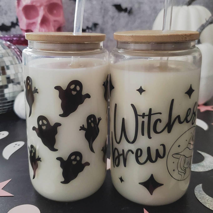 Witches Brew Iced Coffee Cup Salt and Sparkle