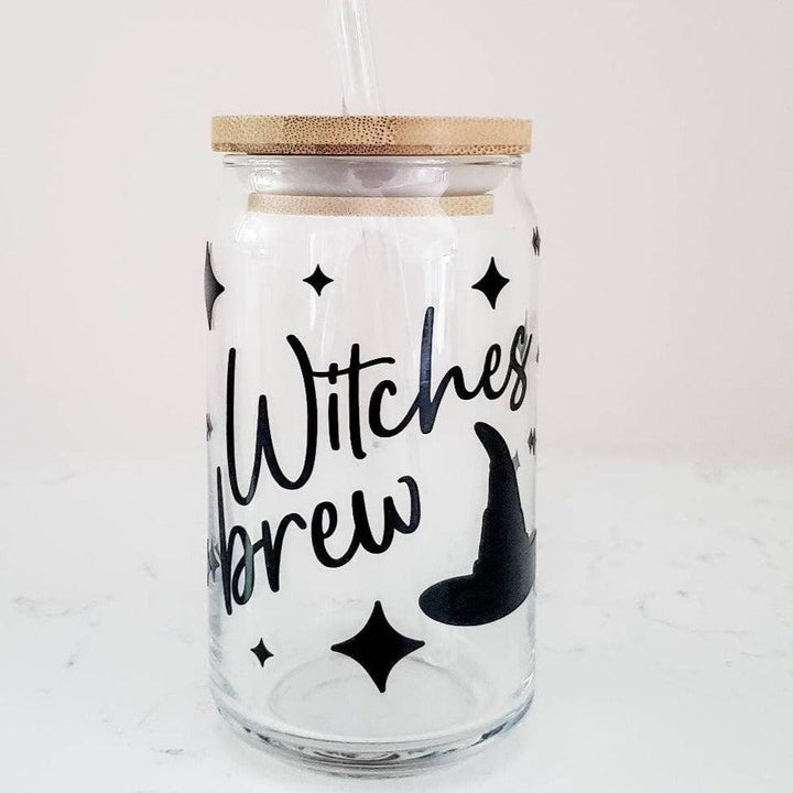 Witches Brew Iced Coffee Cup Salt and Sparkle