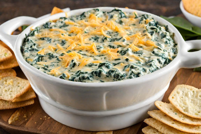 Best Cheesy Ranch Spinach Dip - Salt And Sparkle