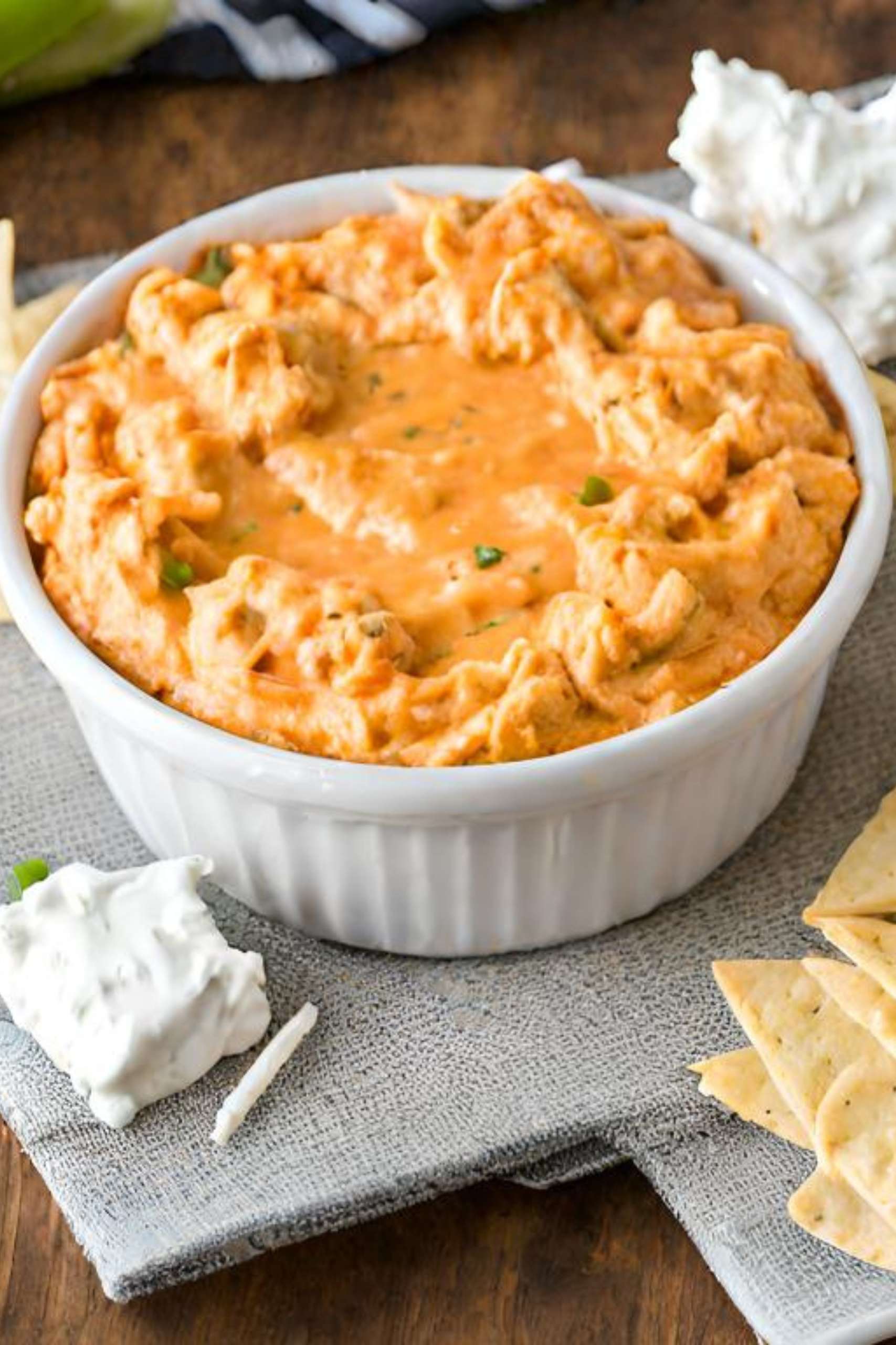 Easy Buffalo Chicken Dip 