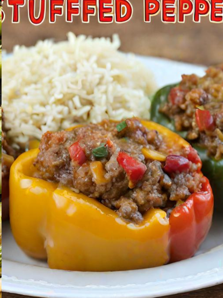 Best Crock Pot Stuffed Peppers - Salt and sparkle